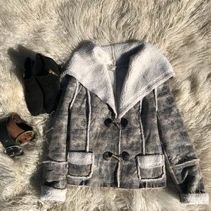 MUR MUR Faux Shearling Jacket